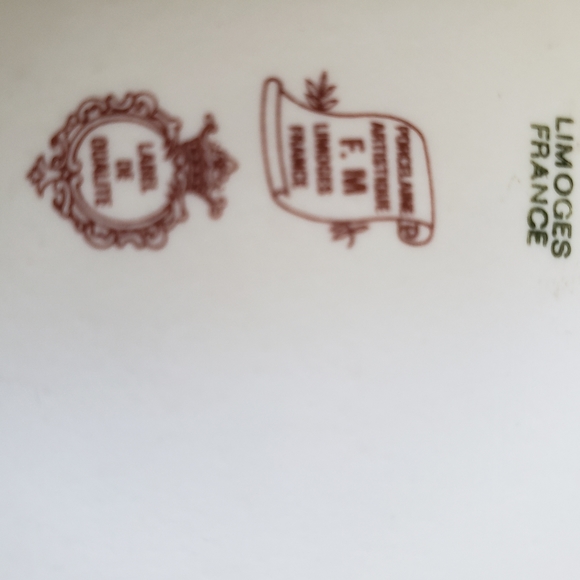 L'Imoges of France porcelain trinket dish. - Picture 4 of 4